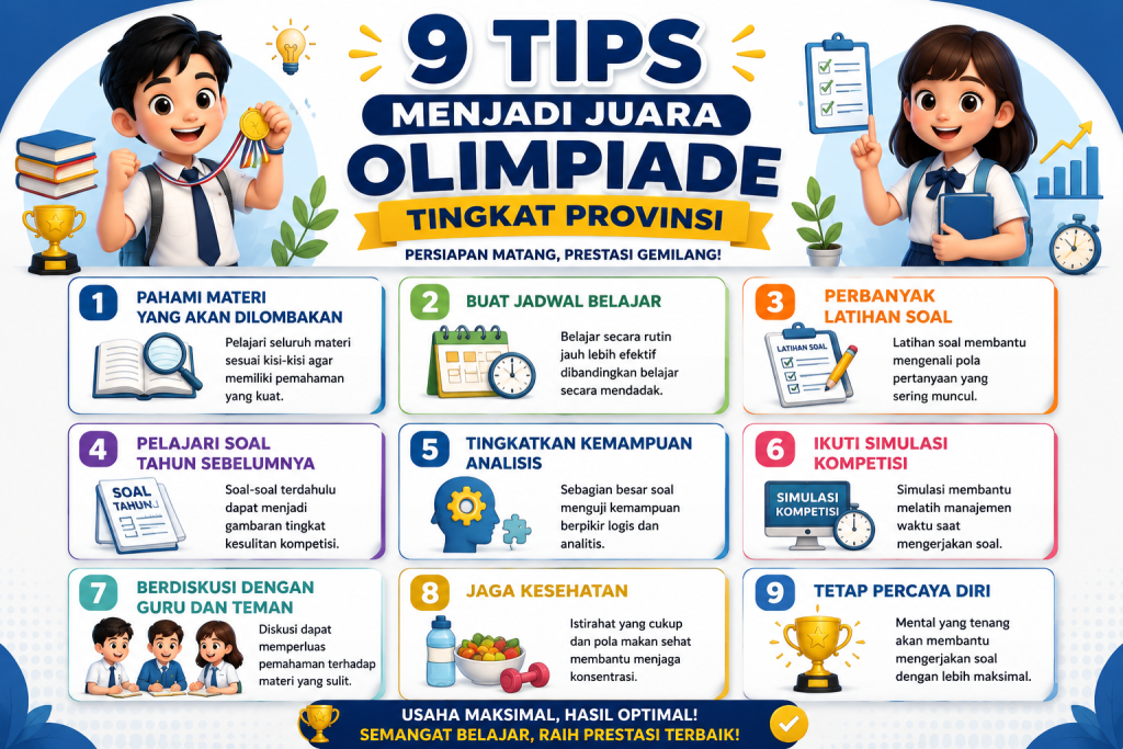 Cara mengikuti OlimpiadeTingkat Provinsi